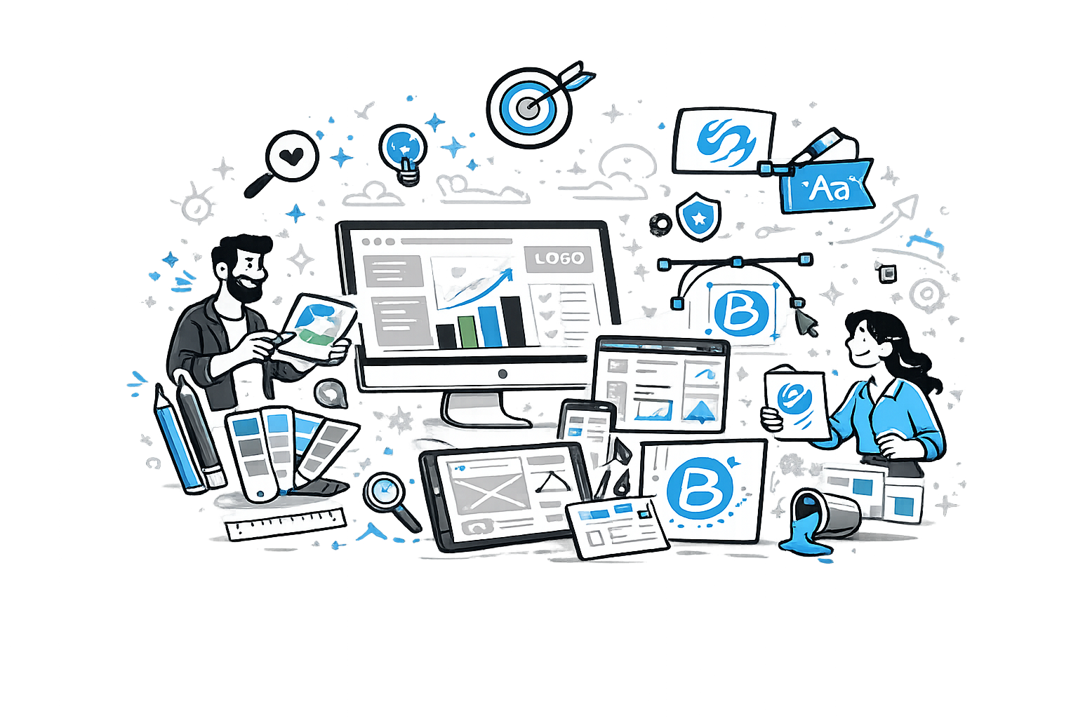 Illustration design et identité visuelle