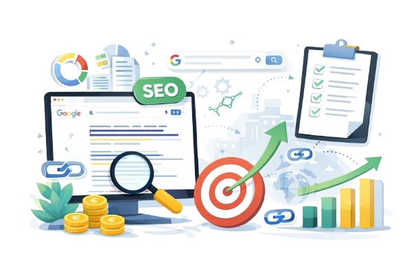 Illustration SEO et référencement naturel